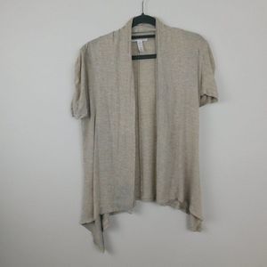 Ambiance Apparel cardigan sweater size M color tan